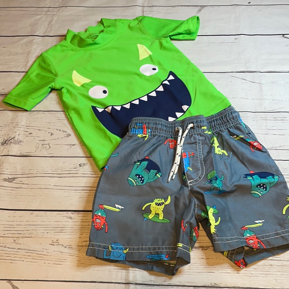 Carters baby boy swimset